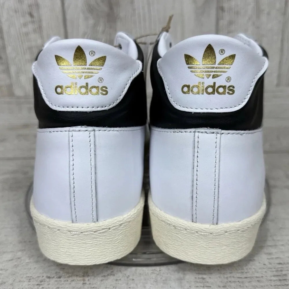 ADIDAS JABBAR HI Men’s Size 10.5 White Black JI3445 Womens Sz 11.5 Basketball